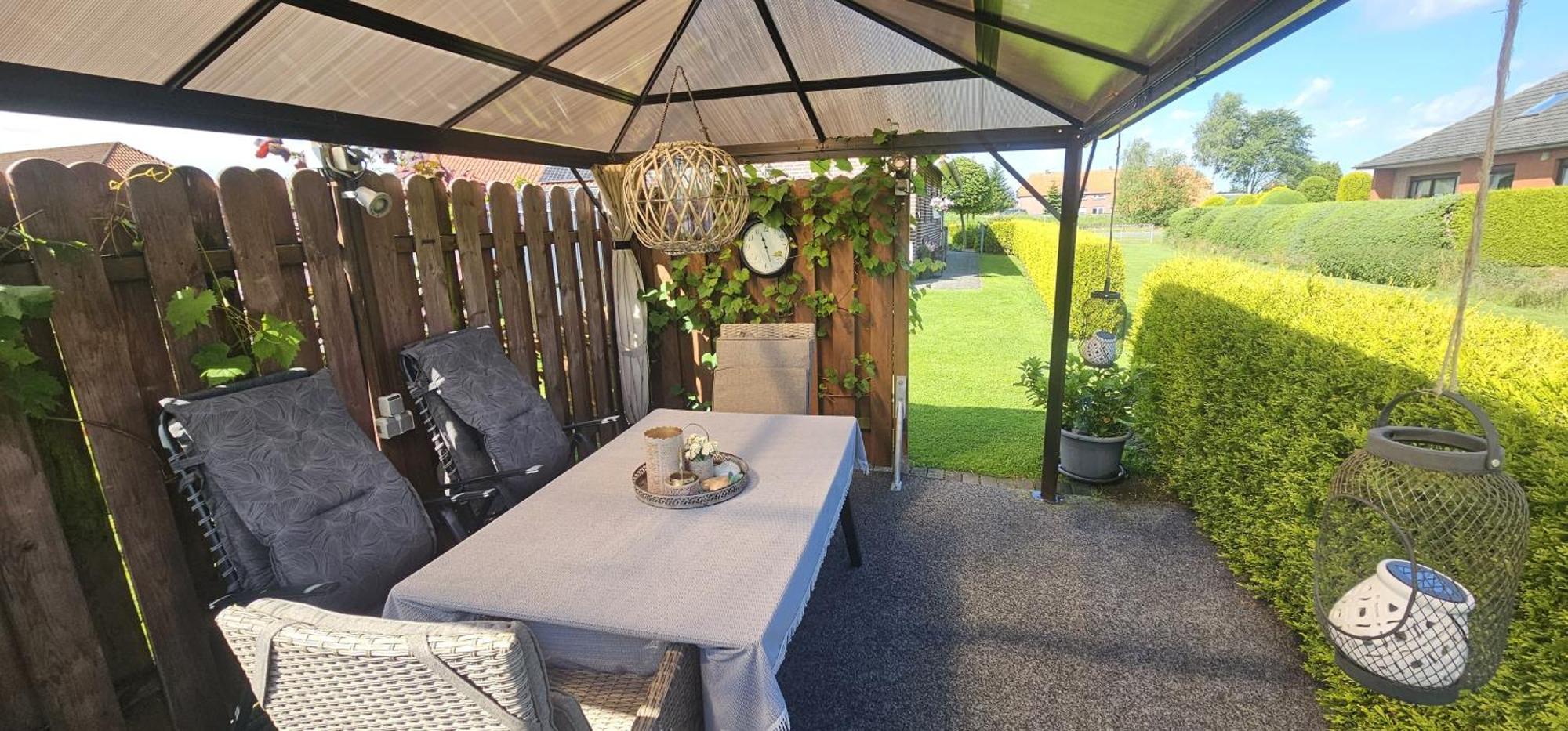 Ferienwohnung Haus Moorblick Mit Garten In Kanallage Wiesmoor Bagian luar foto